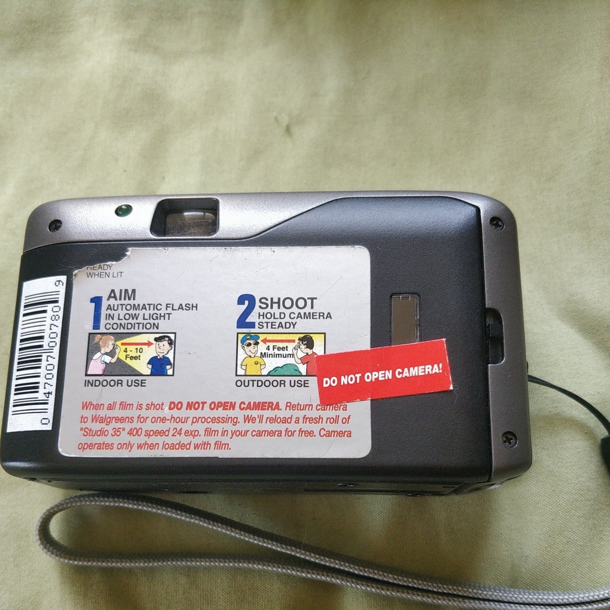 Studio 35 Walgreens Camera W/Flash Reusable Camera Point And Shoot Free  Shippin