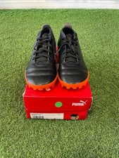 Puma ONE 17.4 TT Turf Shoes Size 7 - Black/Orange