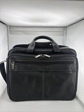 Borsa a tracolla Samsonite in pelle nera per laptop borsa messenger business