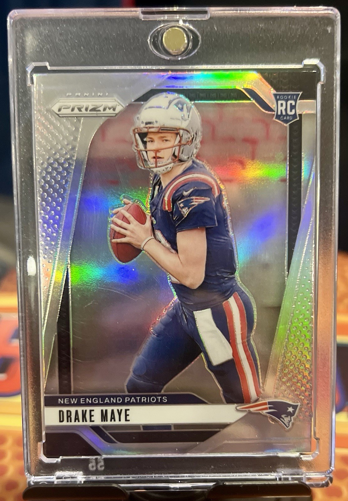 2024 Panini Prizm - Rookies Drake Maye #329 Silver Prizm (RC)