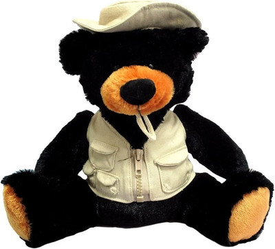 Wishpets Stuffed Animal - Soft Plush Toy for Kids - 10'' Fishing Bear with Vest a