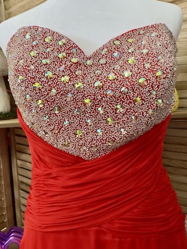 Women’s Wow Prom & Pageant Red Formal Homecoming HOCO Gown Dress New 12 - 第 4/19 張圖片