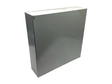 Cooper B-LINE 24246 SC NK Screw Cover Junction Box No Knockouts 24 x 24 x 6