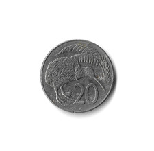 1986 New Zealand - 20 Cents - 755 - Copper Nickel - 11.3g