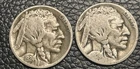 Nice Original Pair Buffalo Nickle 1924-D  1924-S