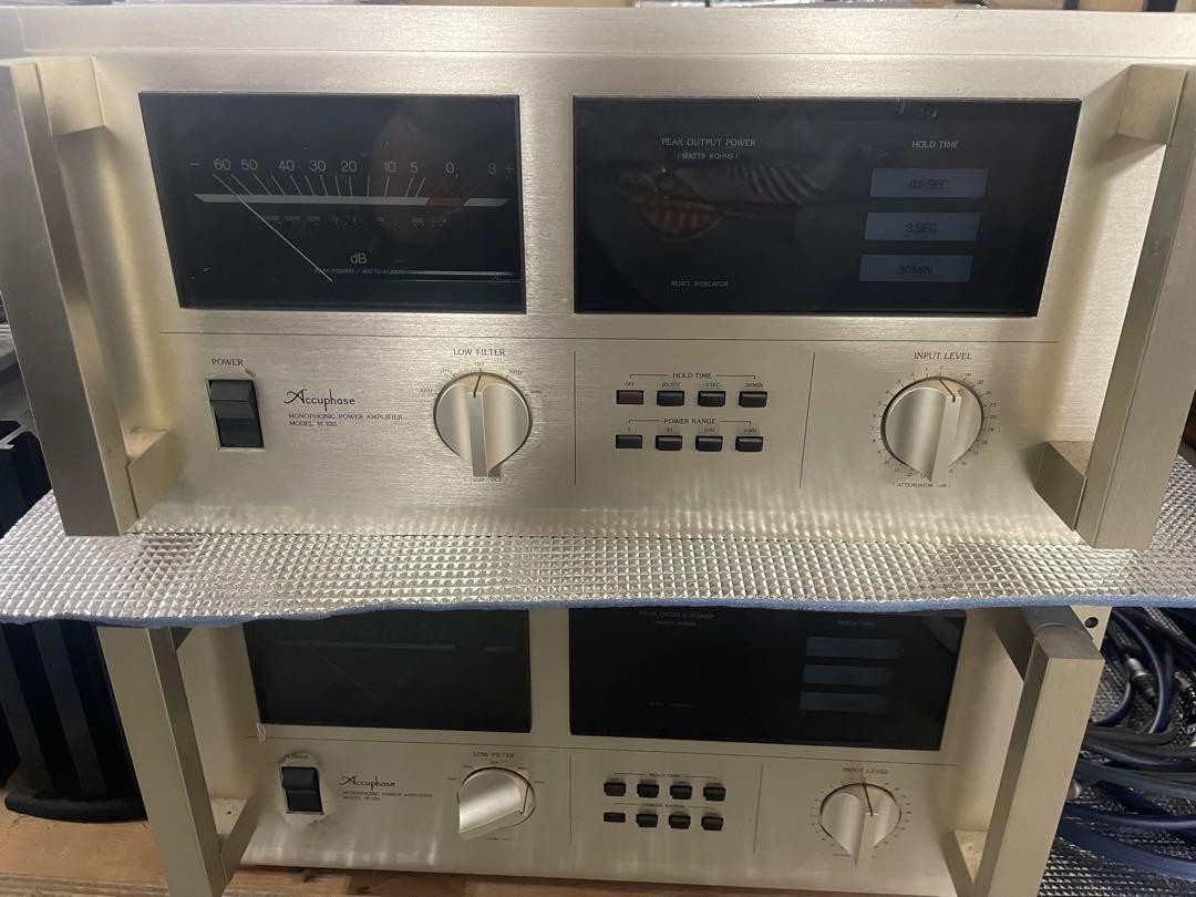 Accuphase M-100 Mono Power Amplifier set | eBay