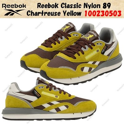 Reebok Classic Nylon 89 Chartreuse Gelb 100230503 Herren Gr.