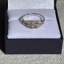 Size 6.5 Sterling Silver Ring band Filigree design