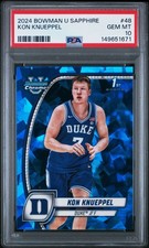 Kon Knueppel 2024 Bowman University Chrome Sapphire #48 PSA 10 1st Bowman