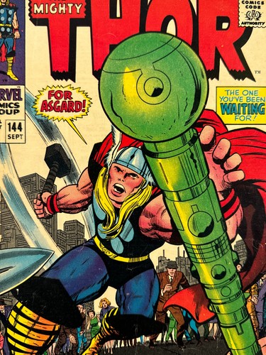 Thor #144 (1967) vtg comic book Stan Lee Jack Kirby Silver Age - Picture 9 of 16