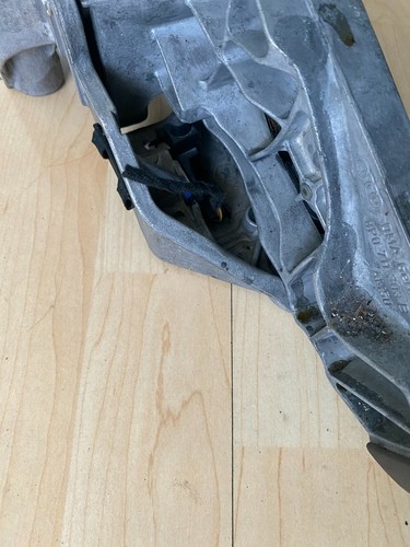 AUDI A3 8P 2004-08 black leather HANDBRAKE LEVER HANDLE MECHANISM 8P0711303B - Picture 4 of 6