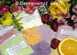 Pina-Colada-Tropical-Bath-Fizzy-Powders-Bombs-10-Packets-HANDMADE-Soft-Skin