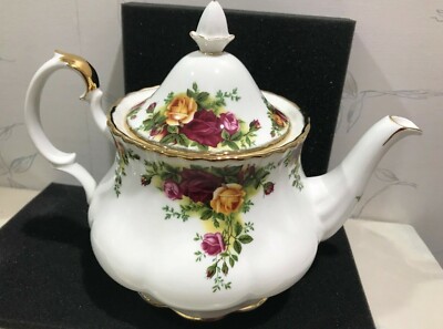 Royal Albert OLD COUNTRY ROSES Floral Teapot TEA POT / TEA SERVER - OCR