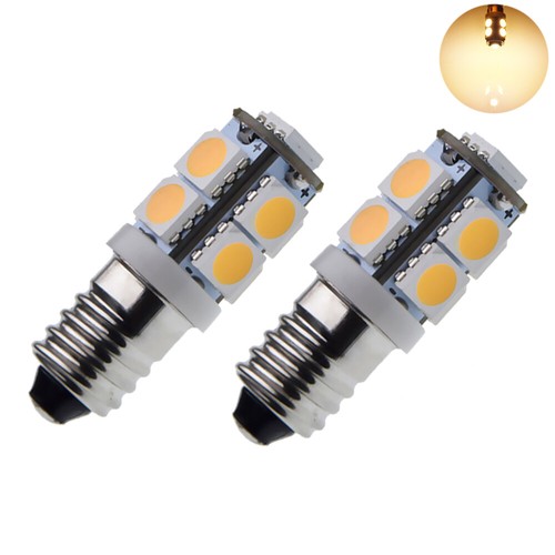 Weiß/Warmweiß E10 6V 12V 24V 9SMD LED Schraubsockel Taschenlampe Birne Lampe - Picture 10 of 10