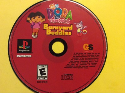 Playstation 1 PS1 Dora the Explorer Barnyard Buddies.  Disk Only.