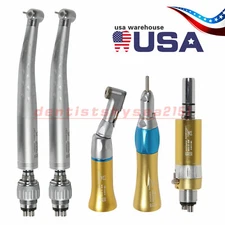 Dental Low Speed Handpiece 4H Motor / High Speed Handpiece 360° Quick Coupler GB