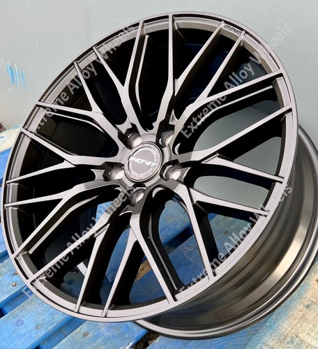 Alloy Wheels 18" Blitz For Jaguar E F I Pace F S X Type XE XF XJ XK 5x108 Black - Picture 2 of 9