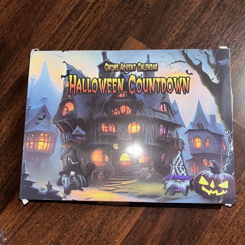 2024 Halloween Down Calendar Haunted House Holiday Ornment Collectible - Picture 2 of 2