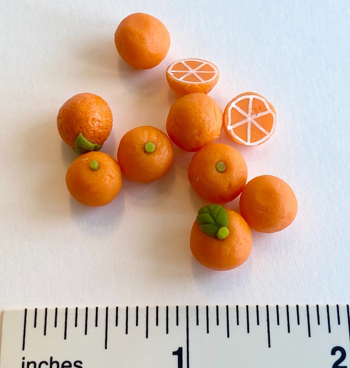 7 Fatto A Mano Limoni Frutta Tumdee 1:12 Scala Bambole Casa Miniatura - Foto 3