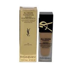 YVES SAINT LAURENT ALL HOURS FOUNDATION SUNSCREEN SPF 30 25ML #LN8 LIGHT NEUTRAL