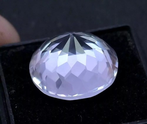 Impresionante piedra preciosa redonda natural mexicana blanca certificada por Danburita 9,46 quilates - Imagen 7 de 7