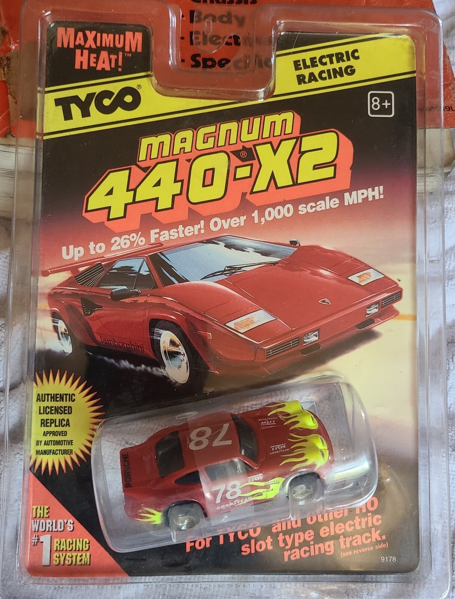 NOS MIP Porsche TYCO 440-X2 Maximum Heat Porsche #78 Slot Car 9178 