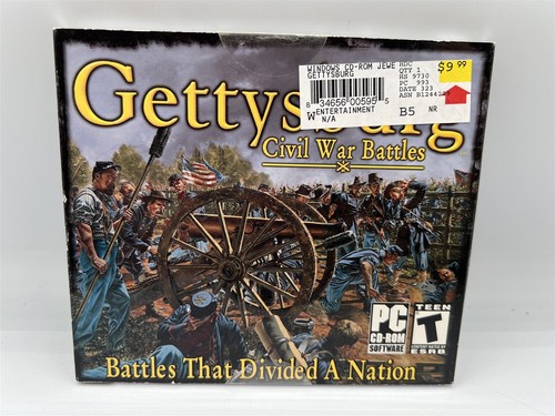 NEW SEALED GETTYSBURG CIVIL WAR BATTLES PC CD-ROM GAME