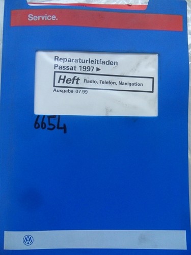 Werkstattbuch Reparaturleitfaden VW Passat Radio,Telefon,Navigation #6654