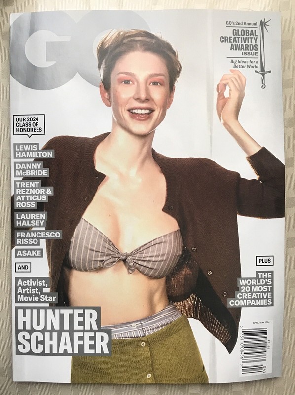 GQ Magazine April 2024 Lewis Hamilton Danny McBride Lauren Halsey ASAKE NEW
