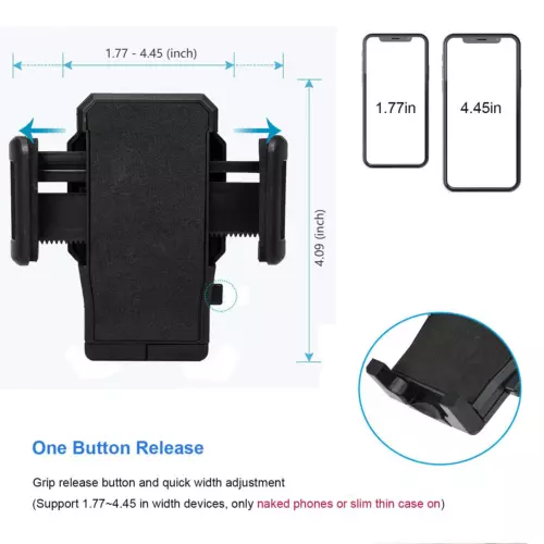Car Mount Adjustable Gooseneck Cup Holder Stand Cradle Universal Cell Phone US - Picture 7 of 13