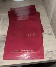 Wander Beauty Baggage Claim Gold Masks QTY: 6 Masks