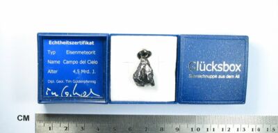 Anhänger Meteorit Campo del Cielo / Sternschnuppe / mit Lederband / neu