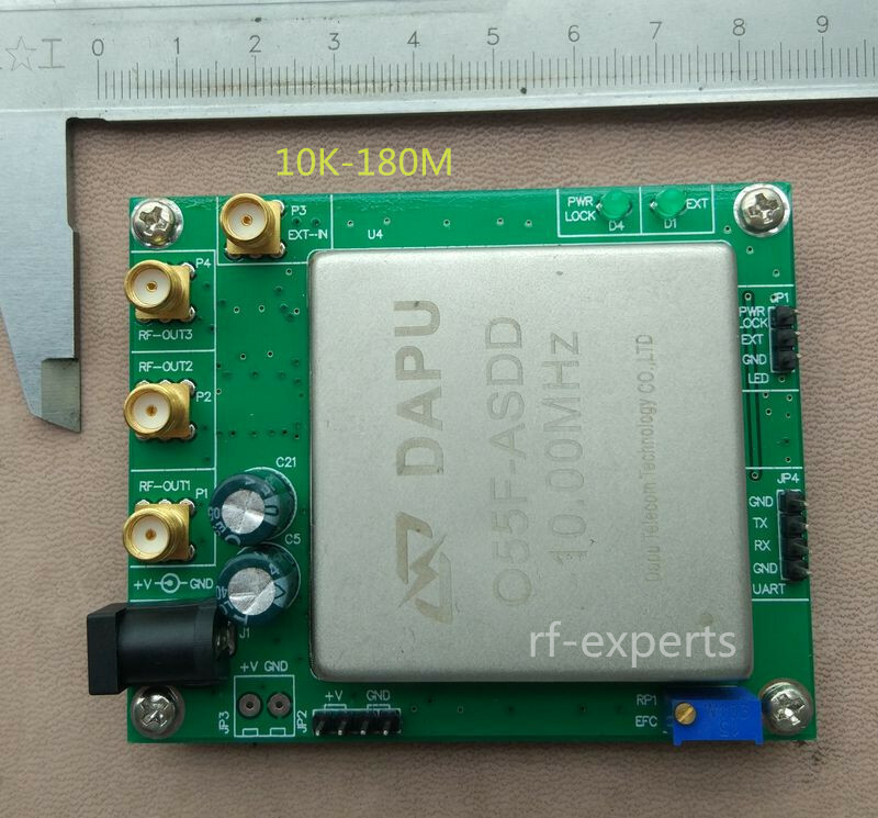 Oscillateur OCXO 10MHz - Standard De Fréquence Haute Précision Pour Audio, Horloge - Avec Affichage LCD