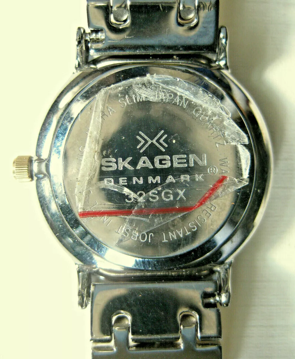 Open skagen online watch back