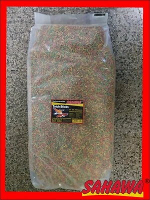 SAHAWA® Teichsticks bunt 3 Farben 5 Kg Beutel Koifutter Teichfutter Goldfischfutter