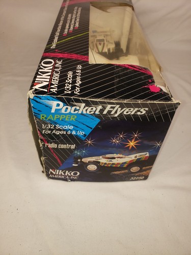 Nikko Radio Control Pocket Flyers Rapper 1:32 Scale RC Race Car Damaged Box - Picture 7 of 13