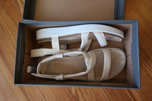 Sandalia ECCO para mujer color crema corchosfera correa al tobillo, talla UE 39 EE. UU. 8-8,5 - Imagen 10 de 11