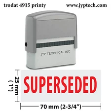 Superseded - Extra Large Trodat 4915 Self Inking Rubber Stamp