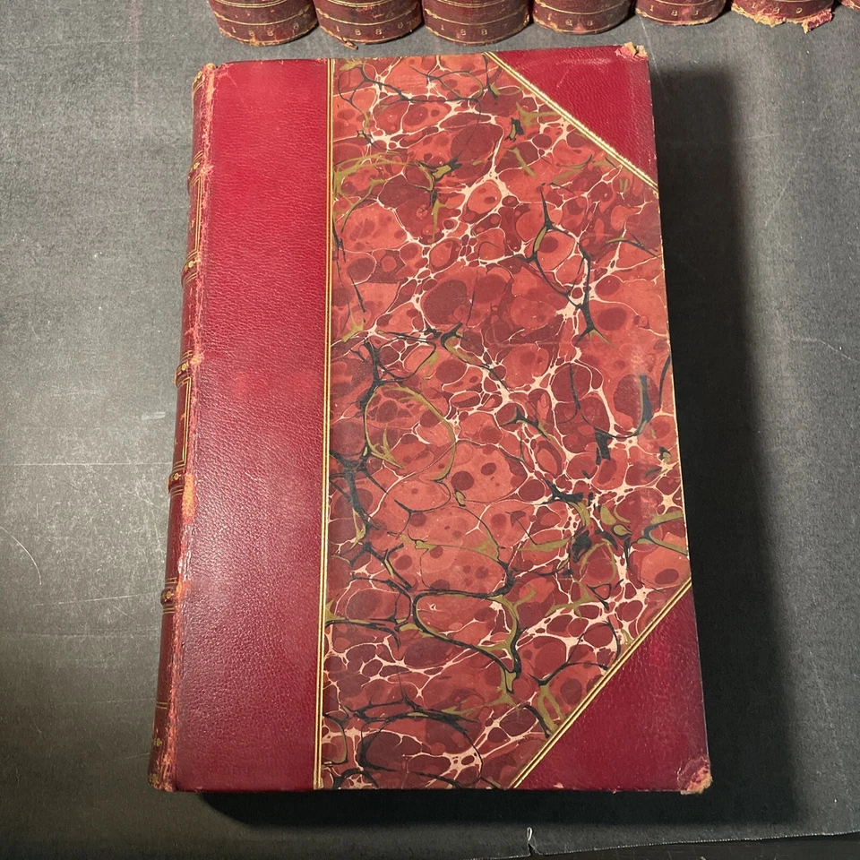 Julia Pardoe 9 Volume Complete Set 1886 Leather Bound / DBC - Изображение 4 из 4