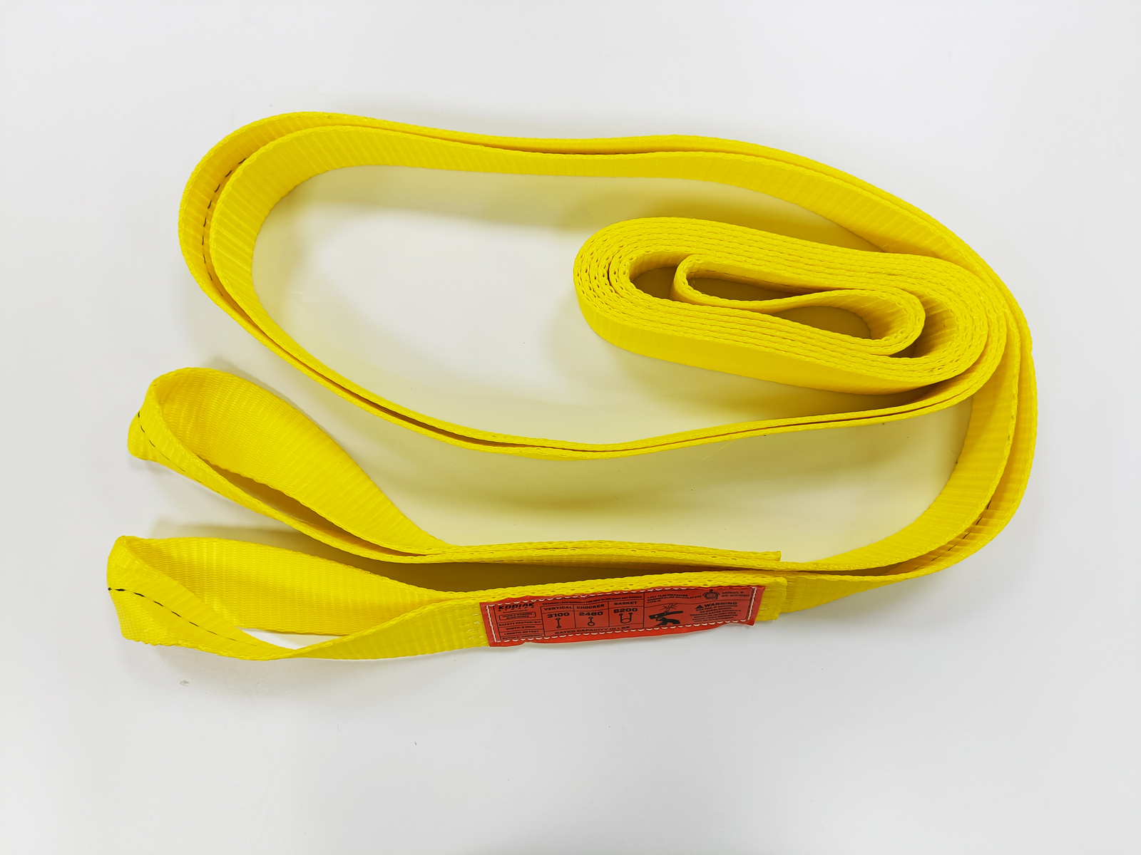 KODIAK 2"x20ft 1-ply Web Sling Lifting Sling Strap Twisted Eye 3100lb - 10 Pack