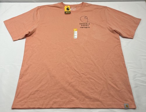 NWT Carhartt Loose Fit Heavyweight Short Sleeve Durable Goods Graphic Tshirt XL