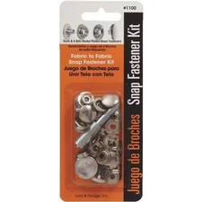 SNAP FASTENER KIT WITH FLARING TOOL AND SETTING BASE 