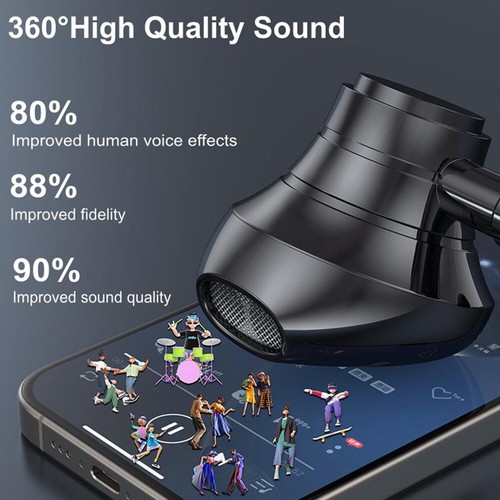 Sport Wireless Subwoofer Necklace Headphone For Android iPhone Bluetooth Connect - Zdjęcie 14 z 26