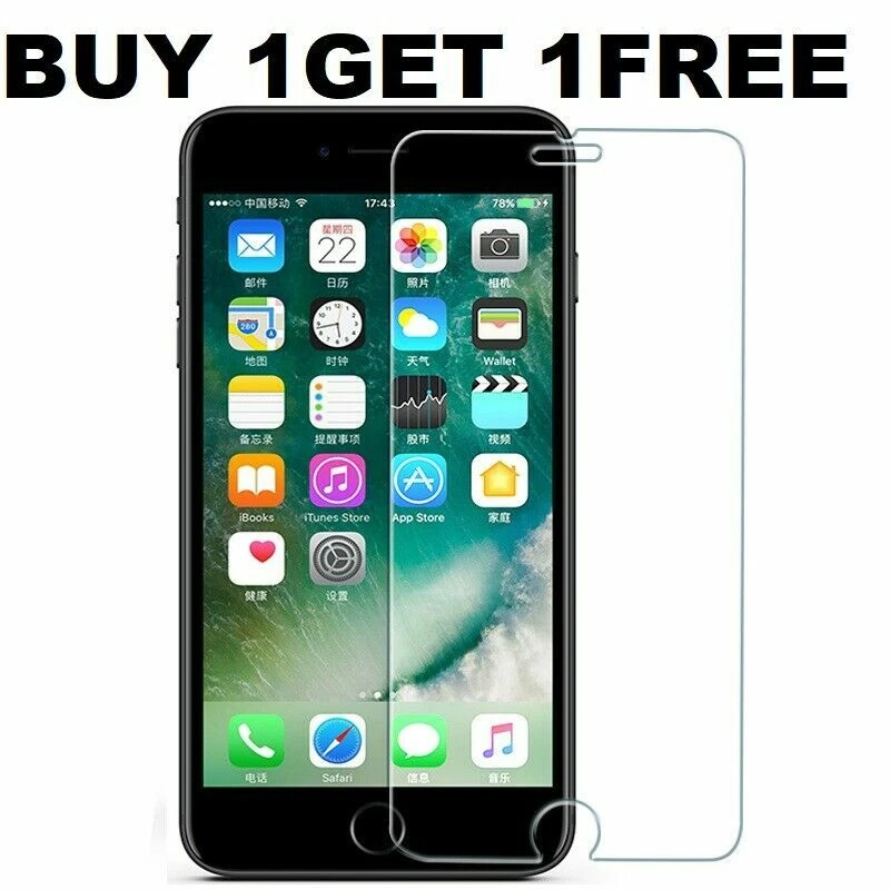 For iPhone 7 6 6s 8 Plus SE 2 2020 Gorilla Tempered Glass Screen Protector - Image 3 of 4