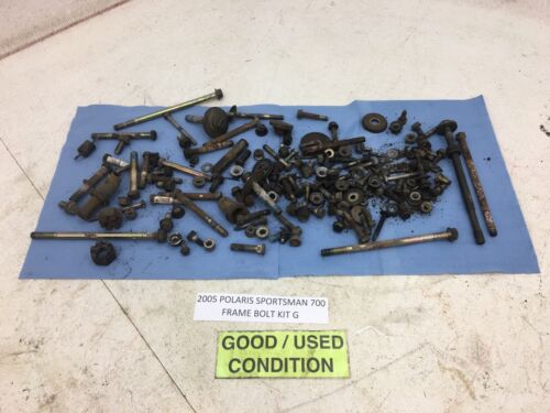 05 POLARIS SPORTSMAN 700 4X4 FRAME BOLTS MISCELLANEOUS NUTS PARTS STUFF G - Picture 1 of 6