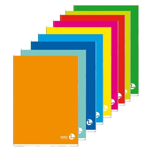 Maxiquaderno LINEA BEMORE A4 80 gr. 80 Fg+1 rigatura "Q" Color 80 Basic BM 10 PZ