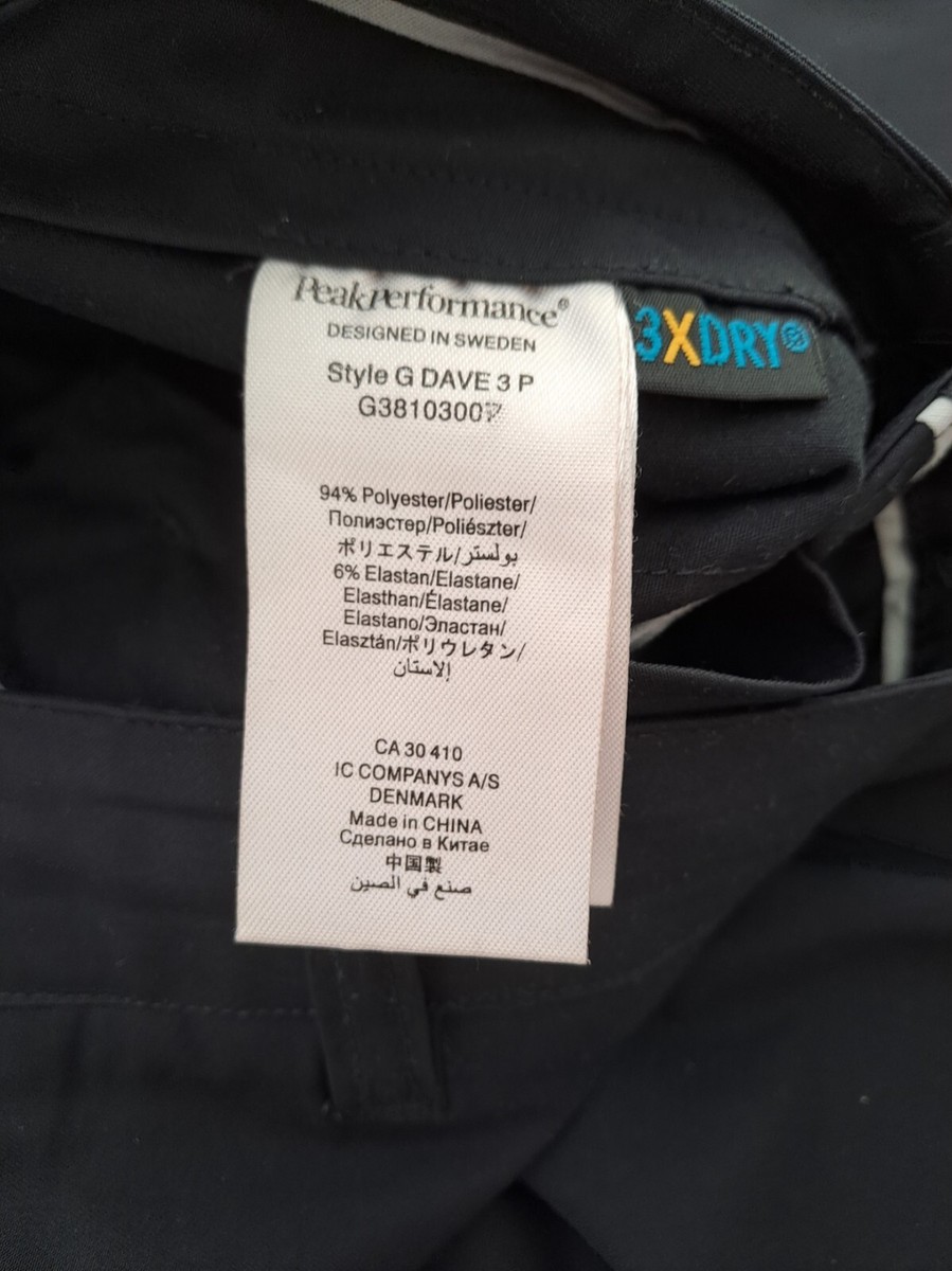 Peak Performance Men's G Dave 3 P Trouser Outdoor Pants