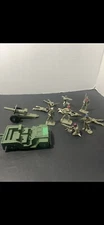 Vintage 60s USA Toy Army US Army Vehicles and Soldiers Lot, Tim-Mee Toys #1
