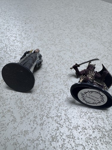 Lord of the Rings Diecast Metal Miniature Figures NLP X4 - Picture 5 of 5