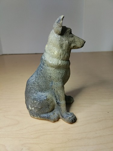 Vintage 1987 Small World Imports - Deutscher Schäferhund Plastikbank - 5,5" hoch - Bild 4 von 6